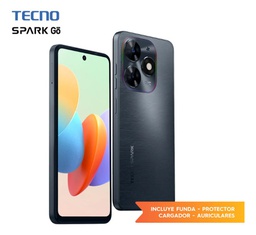 [65827128] CELULAR TECNO BGH PIT011008 BG6m SPARK GO 2024 64+2GB BLACK