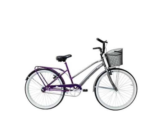 [23541299] BICICLETA STARK 6058 ALBA ROD 26 GRIS VIOLETA
