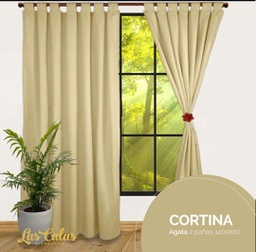 [12142028] CORTINA LAS CALAS AGATA BEIGE