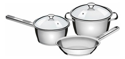 [11644027] BATERIA DE COCINA TRAMONTINA 65660/484 ALLEGRA 3 PZ.