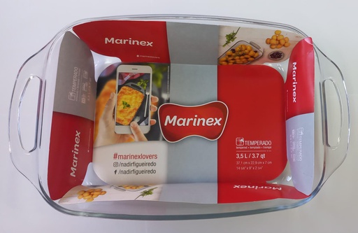 [11296046] ASADERA RECTANGULAR MARINEX 653902 SELETTA 3,5 LT.
