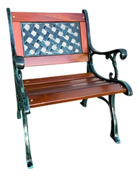 [53247508C3] BANCO LOBOS 09-0132 1 CUERPO ALUMINIO MADERA CUOTAS MeLi