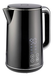 [51111118] PAVA ELECTRICA DIGITAL SMARTLIFE SL-EKDD1720 1,7 LT. 6 TEMP. NEGRA (CUERPO AC.INOX -  EXT. PLAST.)