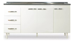 [14077046C6] BAJO MESADA MUEBLES MAXIMO 72260 160 BLANCA CUOTA MELI