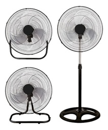 [54937020C6] VENTILADOR DELF DV3-18 3 EN 1 NEGRO CUOTAS MELI