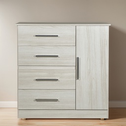 [14142229C6] COMODA MUEBLES MAXIMO 50007 1P 4C MARFIL CUOTA MELI