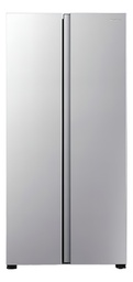 [56341147C12] HELADERA HISENSE RS3N428NAD SIDE BY SIDE NO FROST SILVER CUOTA MELI