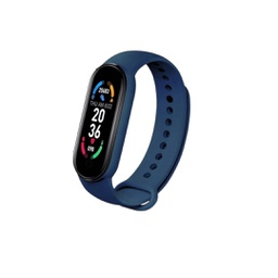 [62061166] RELOJ SMART BAND 6 M6 BLUETOOTH AZUL