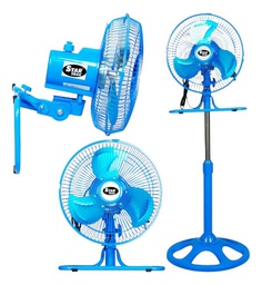[54937027] VENTILADOR MULTIFUNCION STAR TRAK STP31-10C 3 EN 1 CELESTE 10&quot;