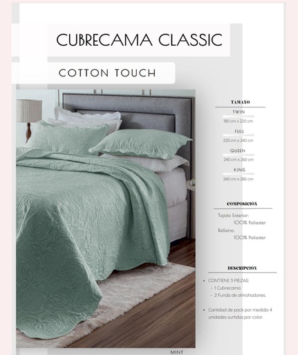[12141094] COVER LAS CALAS CLASSIC TWIN