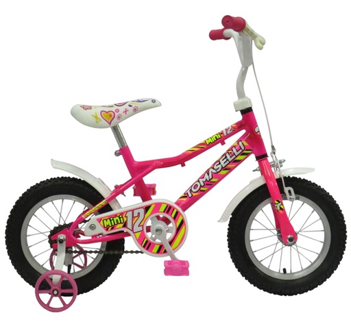[23541393] BICICLETA TOMASELLI R12 MINI DAMA CAMARA Y CUB FUCCIA