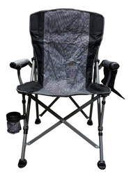 [21632035] SILLA DIRECTOR CAMPING CR17459 PLEGABLE GRIS