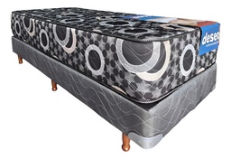 [13142041/13142049] SOMMIER + COLCHON DESEO AMBAR NEW 80X190