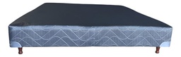[13142053C6] SOMMIER DESEO 9519140 GEN GRIS 140 x 190 CM CUOTA MELI