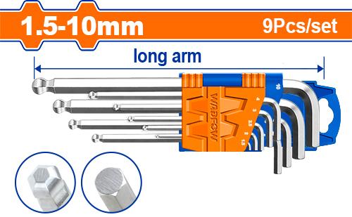 [03482022] JUEGO LLAVES ALLEN BAL WADFOW WHK2291 1.5 - 10 MM 9 P