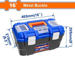 [03110034] CAJA P/ HERRAMIENTAS WADFOW WTB3316 16&quot; BROCHE METAL C/ BANDEJA