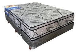 [13142085/13142053] SOMMIER Y COLCHON DESEO DIAMANTE NEGRO 140x190 CM