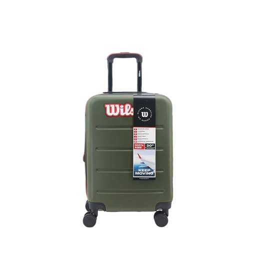 [33511353] VALIJA WILSON 65.1742V3 20" ABS VERDE