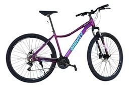 [23541399C6] BICICLETA GRAVITY DABOMB R29 TALLE M/L VIOLETA COUTA MELI