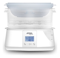 [51291085C6] VAPORIERA ATMA VA8121P CON 3 BANDEJAS Y PANEL DIGITAL 900W CUOTA MELI