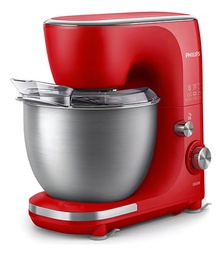 [51076044] BATIDORA PHILIPS PLANETARIA HR7922/40 ROJA 12 VEL 800W 5L