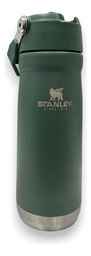 [11932141] BOTELLA TERMICA STANLEY CON PICO 650 ML VERDE