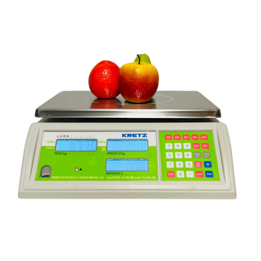 [17076047] BALANZA KRETZ LURA EB30B 30KG DOBLE VISOR