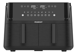 [51291100] FREIDORA DE AIRE PEABODY DIGITAL PE-AFDB100N DOBLE CANASTO 10L