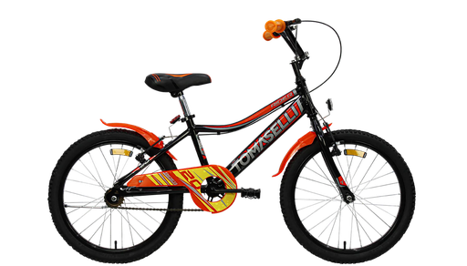 [23541428] BICICLETA TOMASELLI RIDER R20 TRID200NEGNAR NEGRO/NARANJA