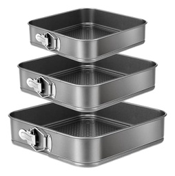 [11096101] TORTERAS X3 DESMOLDABLE CUAD TEFLON 24-26-28