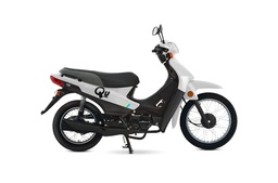 [24981051] MOTO SIAM QU110 BASE RAYOS TAMBOR BLANCA