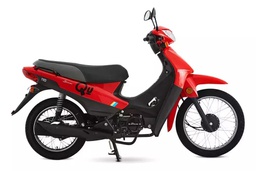 [24981053] MOTO SIAM QU110 BASE RAYOS TAMBOR ROJO