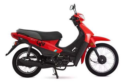[24981053] MOTO SIAM QU110 BASE RAYOS TAMBOR ROJO