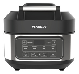 [51291105C6] FREIDORA DE AIRE PEABODY PE-AFM01N 2 EN 1 5,7 L CUOTA MELI