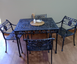 [04431057] JUEGO DE JARDIN SUTRA X4 SILLAS GRIS