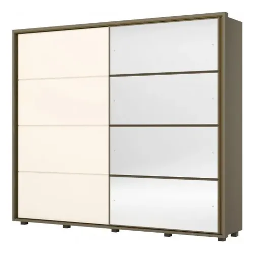 [14761073] ROPERO HENN CAVIC D209-108 2 PUERTAS CORREDIZAS DUNA/BLANCO