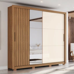 [14761077] ROPERO HENN VASTI D339-127 VASTI 2 PUERTAS NATURAL/BLANCO