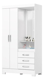 [14761092] ROPERO HENN B64-66 2 PUERTAS C/ESPEJO BLANCO