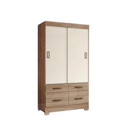 [14761059] ROPERO HENN BE25-201 2 PUERTAS CORREDIZAS JEQ/BLANCO