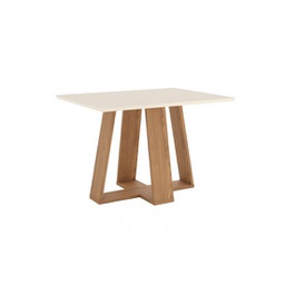 [14523136] MESA HENN LINS SC89-127 1.20 M C/VIDRIO NATURAL/BLANCO