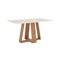 [14523137] MESA HENN LINS SC94-127 1.60 M RECTA S/VIDRIO NATURAL/BLANCO