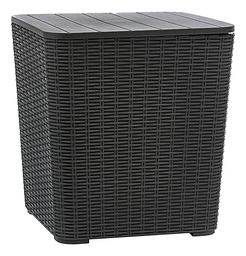 [14790012] MESA GARDEN LIFE CAPRI F433001 RATTAN NEGRA