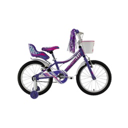 [23541432] BICICLETA TOMASELLI RIDER TRIF162LILBLA R16 FULL LILA BLANCO