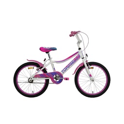 [23541433] BICICLETA TOMASELLI RIDER R20 TRID200BLAFU BLANCA FUCSIA