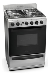 [52141038] COCINA ORMAY TEMPO A GAS 4 HORNALLAS ACERO
