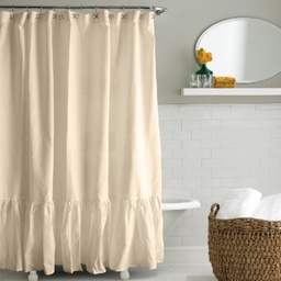 [12142096] CORTINA DE BAÑO RUSTIC DE TUSOR BH084 CRUDO