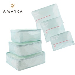 [33542010] ORGANIZADOR DE VIAJE AMAYRA 67.101R X6 VERDE AGUA