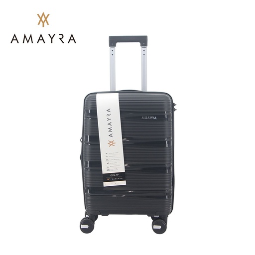 [33511620] VALIJA AMAYRA 24" 67.8014N PP NEGRA 4 RUEDAS