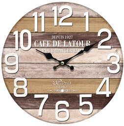 [32750042] RELOJ PARED S/VIDRIO 29CM PL3066