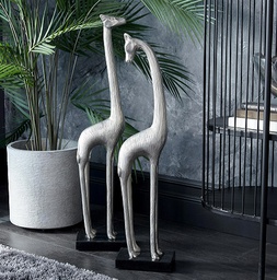 [04386156] FIGURA JIRAFA ALUM/MARMOL U84075